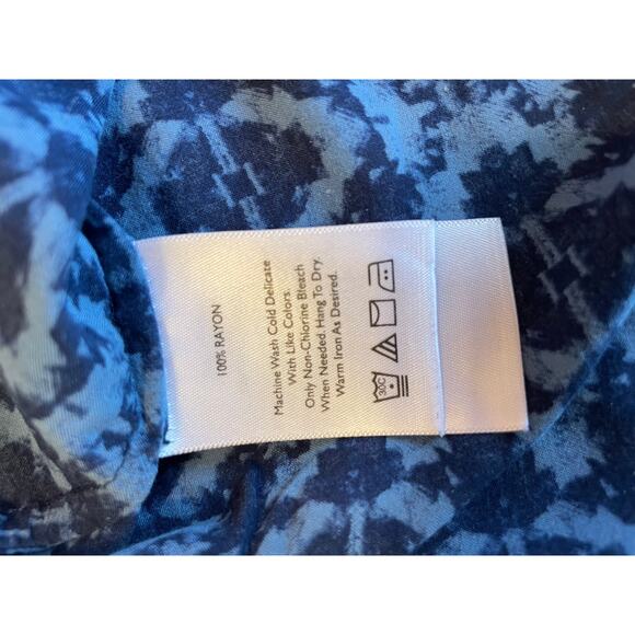 Eddie Bauer Women's Boho Printed Button Up Long Sleeve Light Weight Tunic Medium - Picture 8 of 9